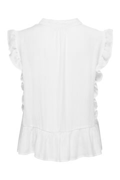 Only Blusa rom&aacute;ntica sin mangas