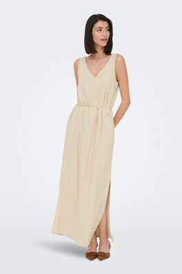 Vestido largo lino