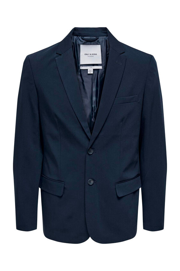 Springfield Slim fit blazer with front pockets.  navy