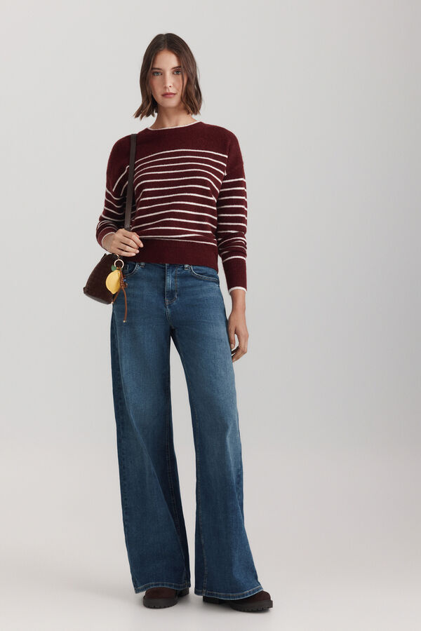 Springfield Round neck jumper red