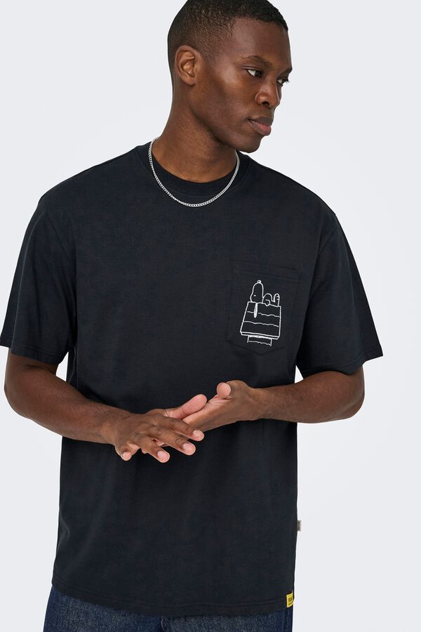 Only & Sons Short sleeve T-shirt black