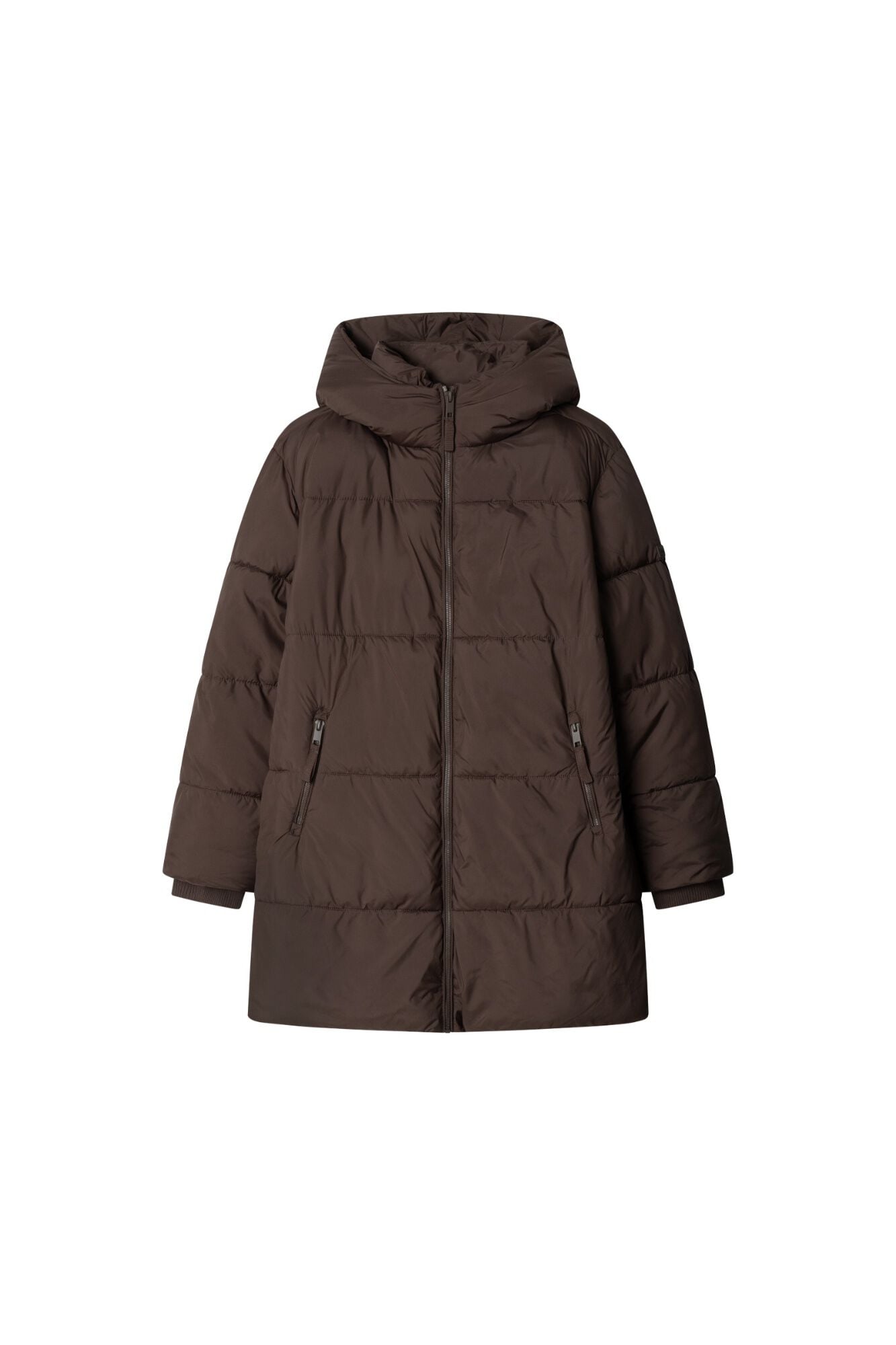 Springfield Water-resistant midi puffer jacket