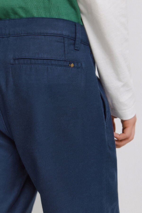 Springfield Bermuda l&eacute;g&egrave;re coupe confort bleu