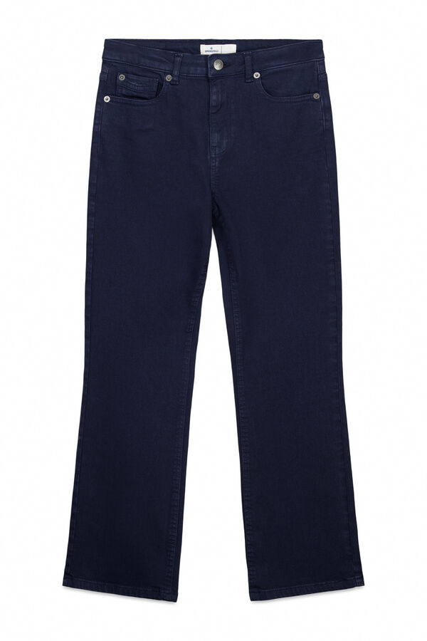 Springfield Kick flare jeans color blue