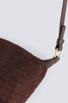 Springfield Faux suede crossbody
