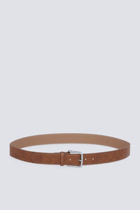 Springfield Leather-effect belt with topstitching