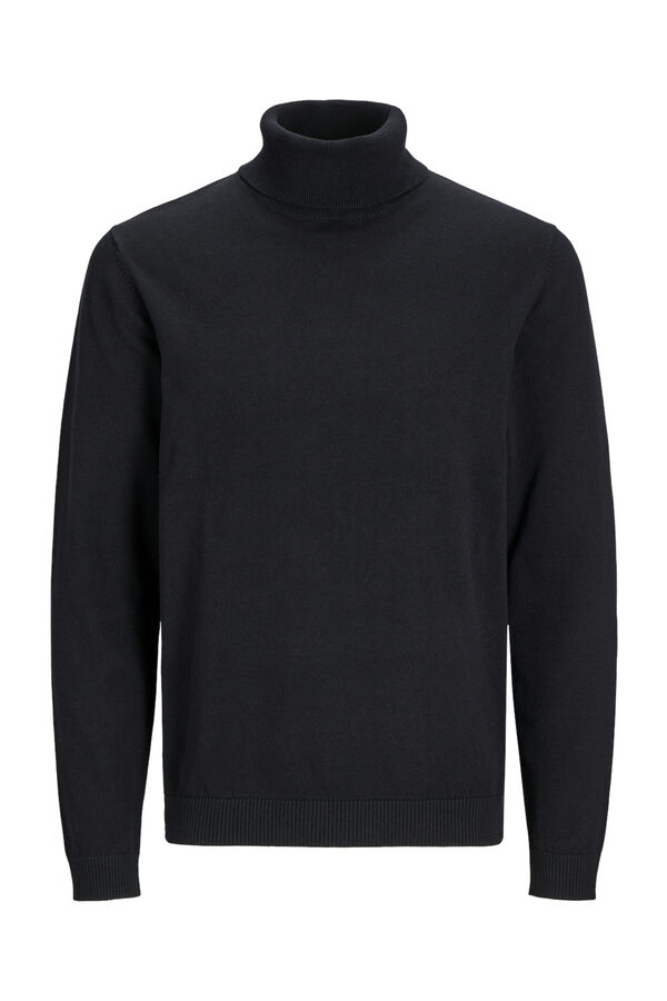 Jack & Jones Jersey cuello vuelto negro