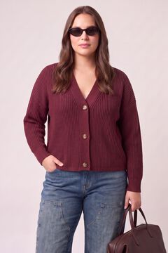 Only Carmakoma Plus size button fastening cardigan