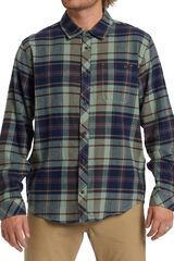 Billabong Men's flannel shirt green