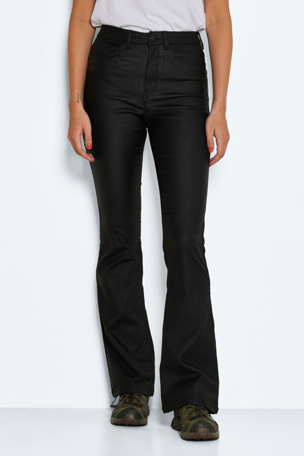 Noisy May Flare Jeans Sallie preto