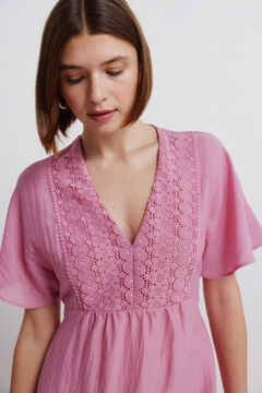 Springfield Embroidered caftan midi dress