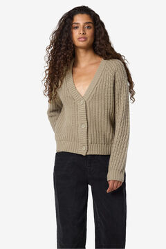 Noisy May Cardigan robusto com bot&otilde;es