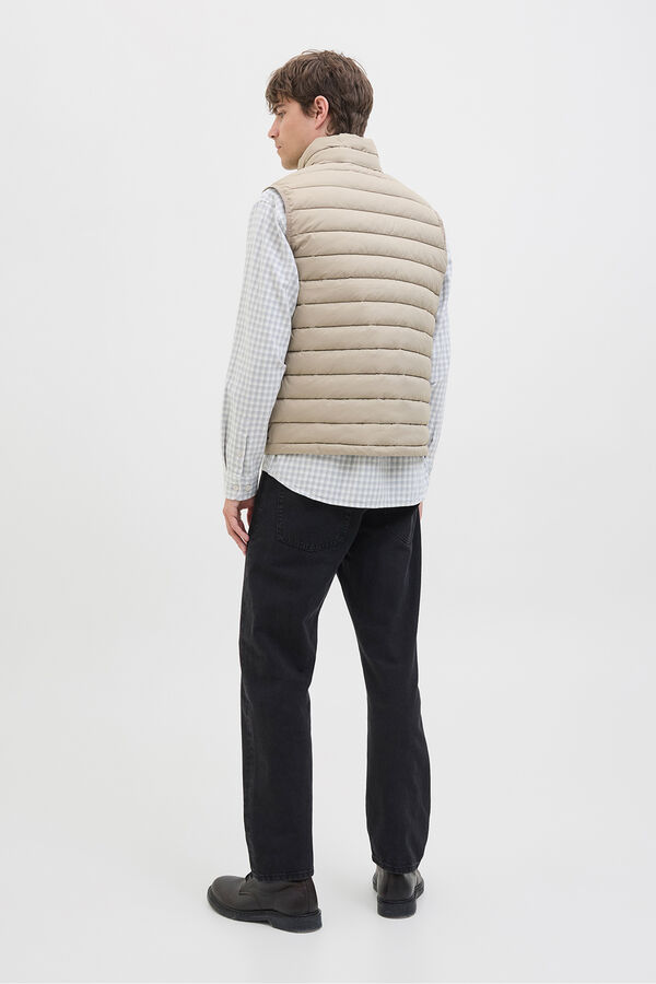 JJ REBEL Chaleco acolchado ligero gris