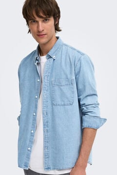 Only & Sons Camisa vaquera regular fit