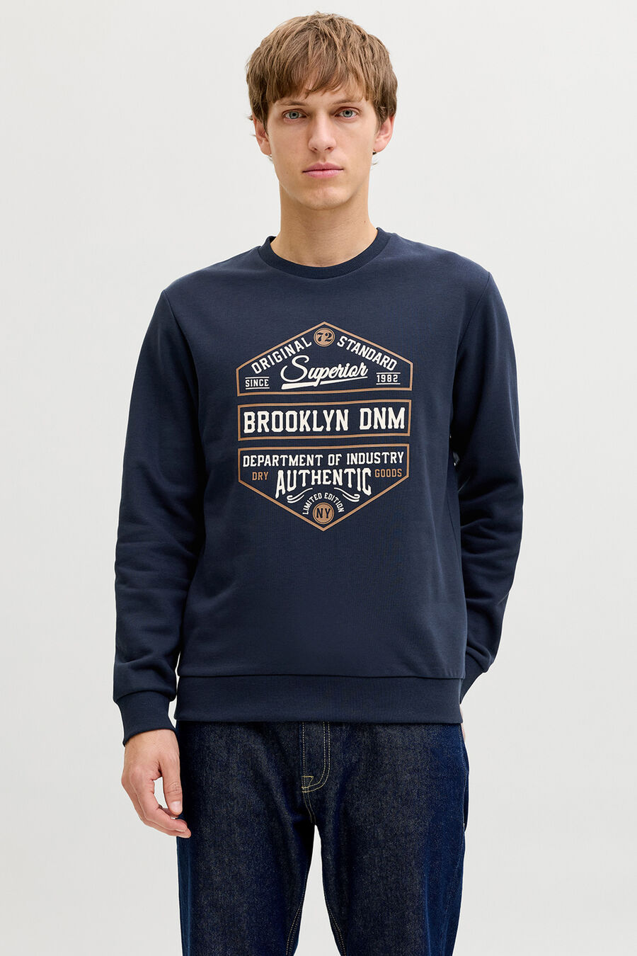 Sudadera básica manga larga