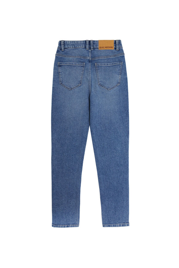 Balmohk High-waisted skinny jeans blue