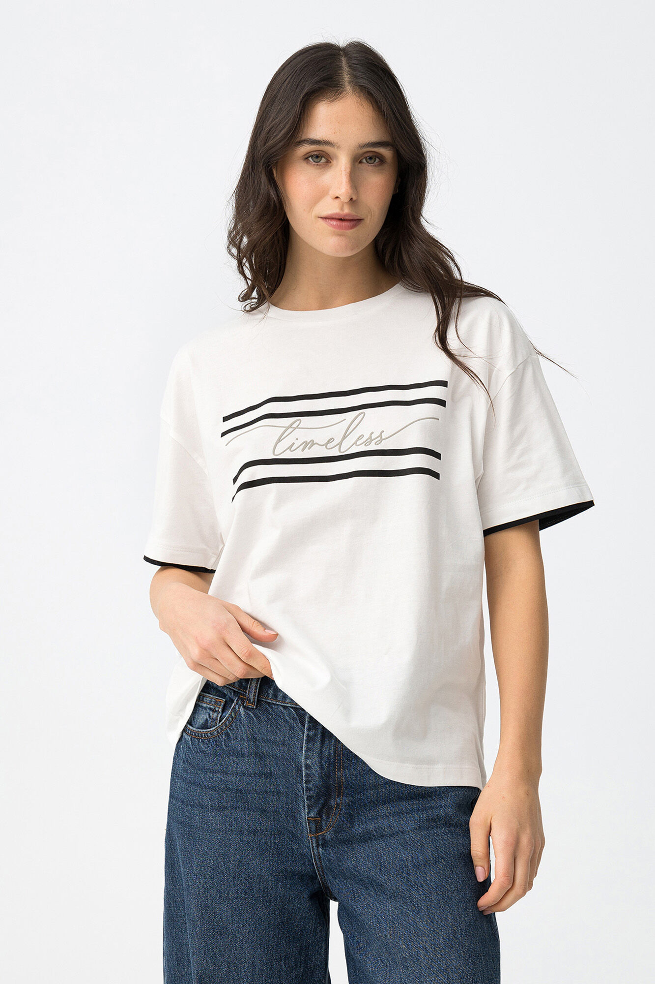 Tiffosi Camiseta con rayas