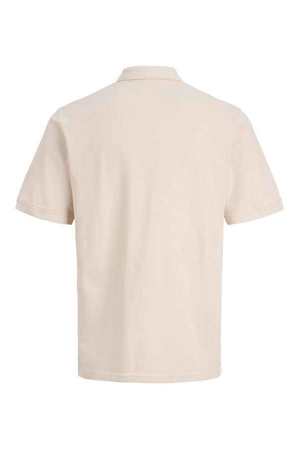 Jack & Jones Piqu&eacute; slim fit polo shirt grey