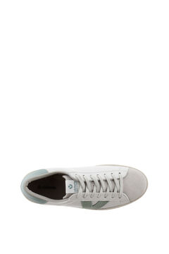 Springfield berlin leather and split suede trainers gris
