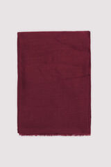 Springfield plain colored scarf printed