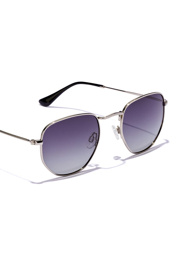 Springfield Sixgon Drive - Polarised Silver Grey sunglasses gris