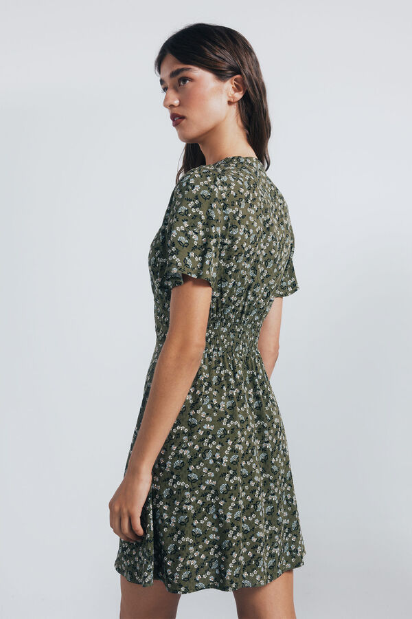 Springfield Kratka haljina sa porubima u struku Kaki