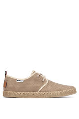 Refresh Zapatos Yute con cordones beige