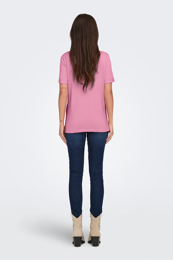 JDY Camiseta manga corta morado/lila