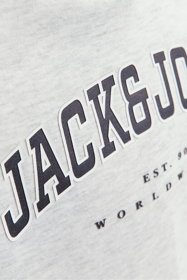 Jack & Jones Junior Sudadera con capucha relaxed blanco