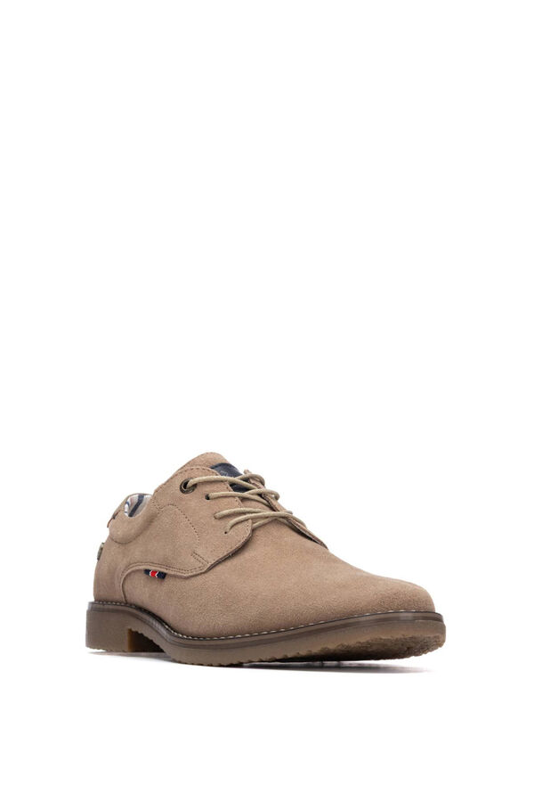 XTI Zapatos Blucher Cl&aacute;sico nude