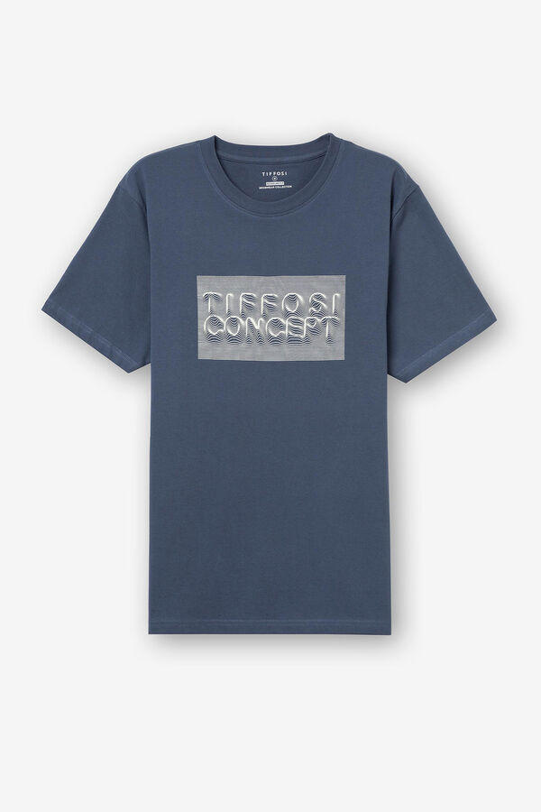 Springfield T-shirt com estampado frontal azul