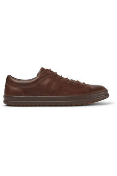 Springfield Brown leather sneakers camel
