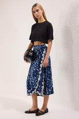 Trendyol Midi skirt with bow detail blue