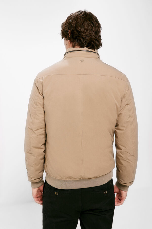 Springfield Technical quilted jacket brown
