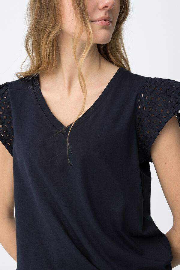 Tiffosi Short-sleeved T-shirt bleu