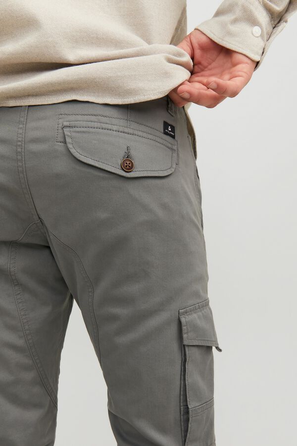 Jack & Jones Regular cargo trousers gris