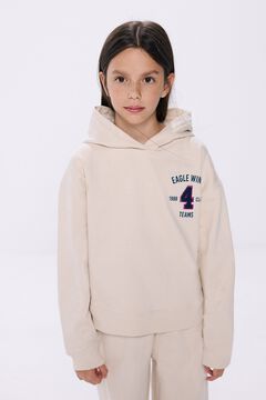 Springfield Sweatshirt capuz Eagle Wings beige