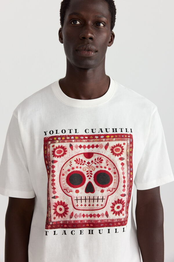 Springfield Day of the Dead T-shirt Yolotl beige