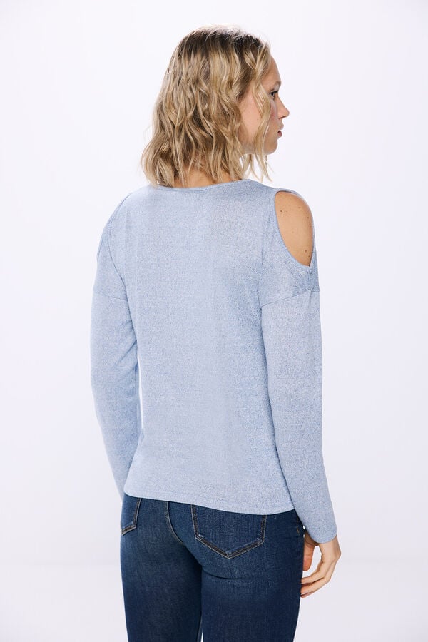 Springfield neckline neckline t-shirt bluish