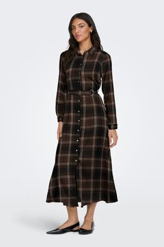 Only Langes Satiniert - Kleid