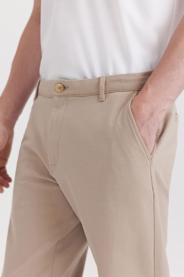 Springfield Comfort knit chinos grey