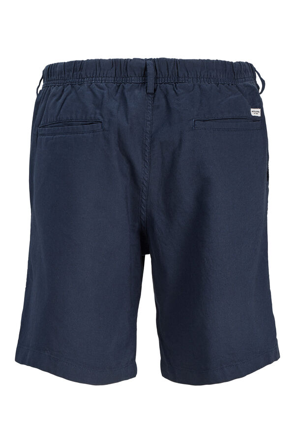 Jack & Jones PLUS Linen short jogger blue