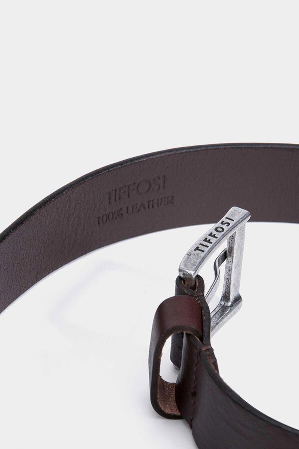 Tiffosi Cintur&oacute;n Piel marr&oacute;n