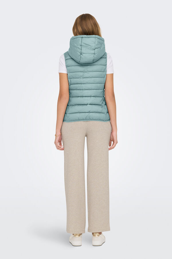 Only Colete meia temporada azul