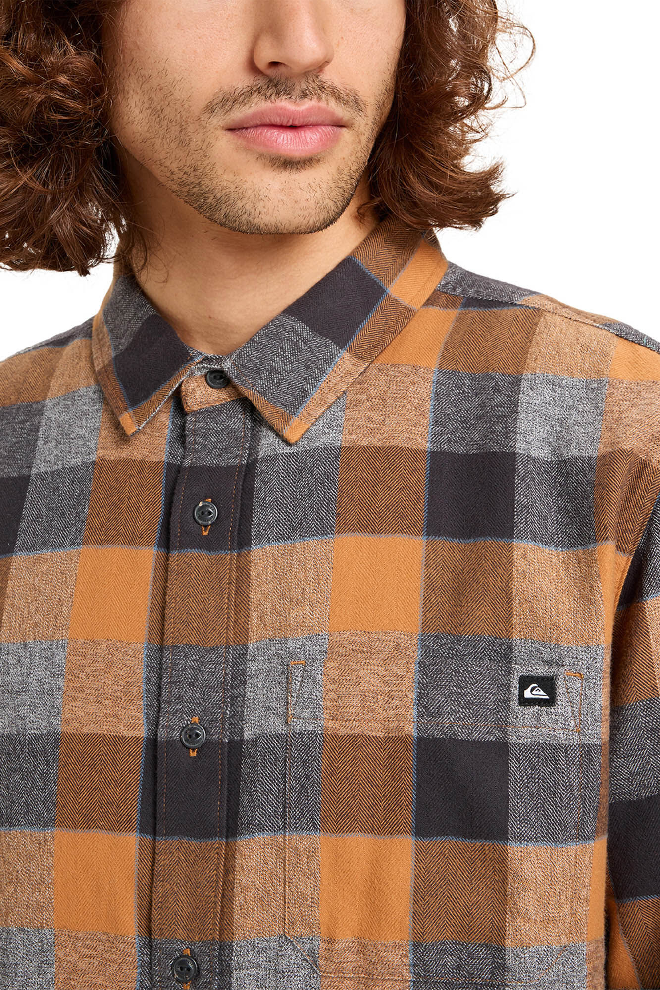 Quiksilver Motherfly Plaid - Camisa de manga larga para hombre