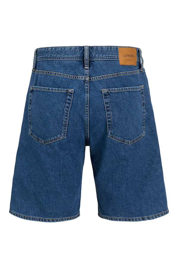 JJ REBEL Loose-fit denim Bermuda shorts bleu