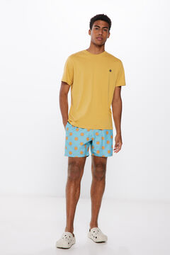 Springfield Floral print swim shorts mallow