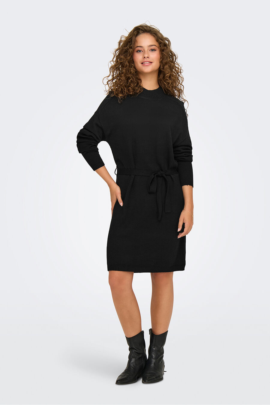 Vestido corto de punto