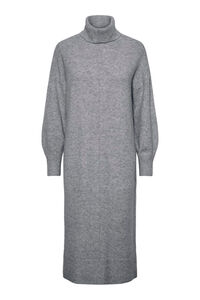 Pieces Vestido punto midi cuello alto