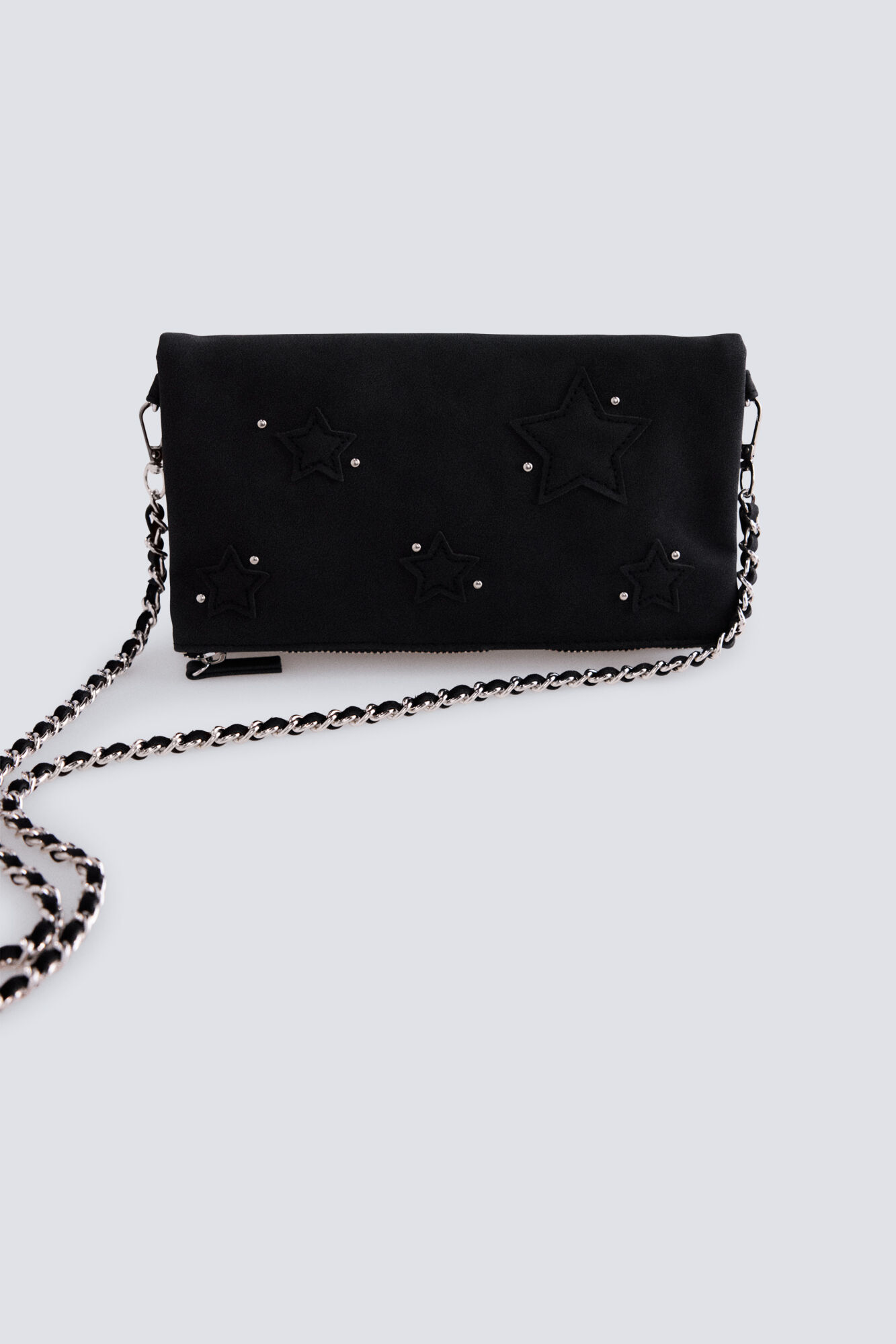 Springfield Faux suede star crossbody
